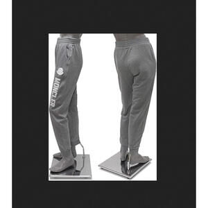 MONCLER Patch Logo Gray Joggers, $705, NWT, Size L, #2034